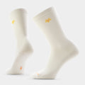 Women's Everyday Groovy Bloom Crew Socks Purple Eclipse - ver - 1