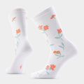 Women's Everyday Garden Gala Crew Socks White - ver - 1