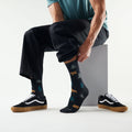 Everyday Through the Trees Crew Socks Laguna Blue - ver - 2