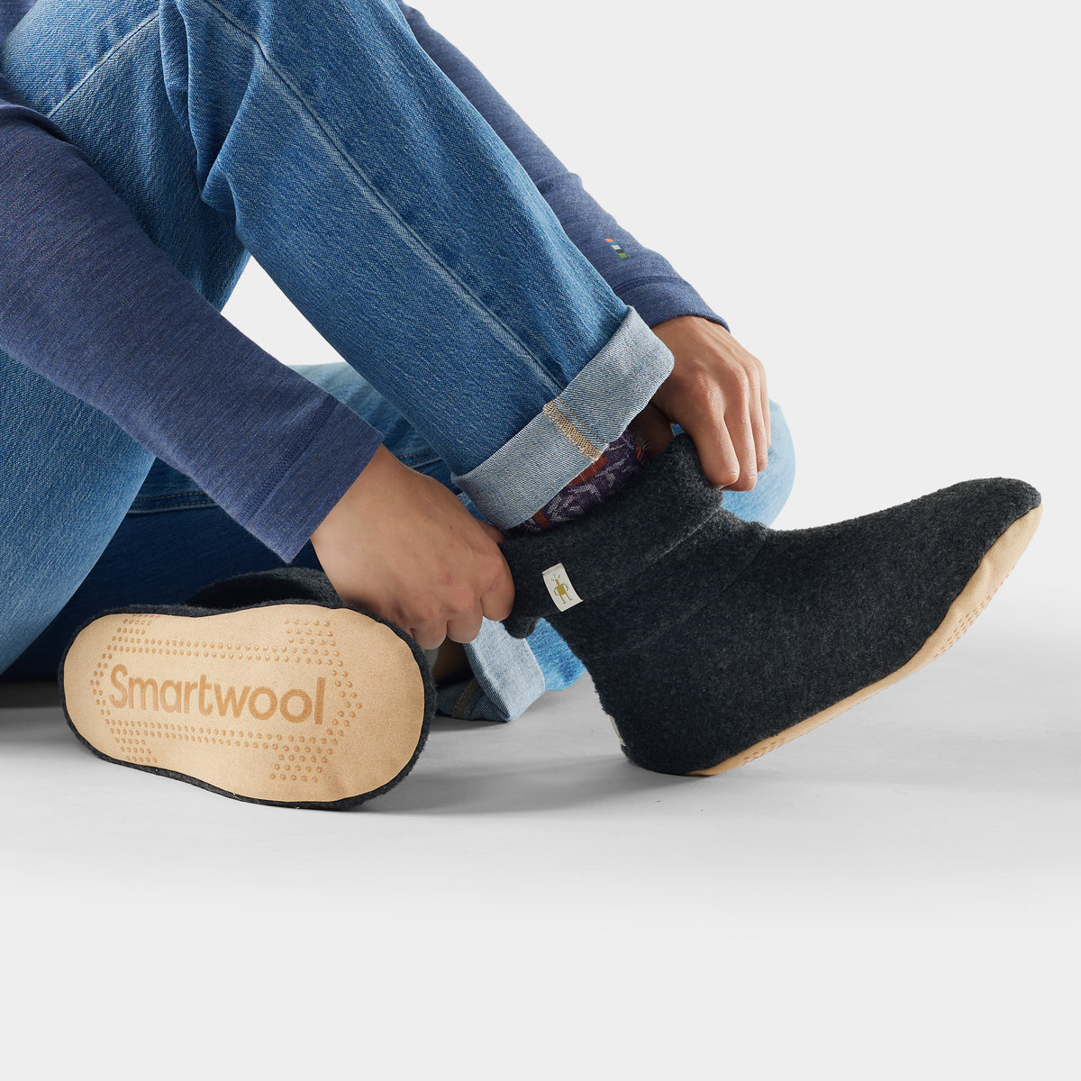 Second Cut™ Fleece Slipper Charcoal - 2