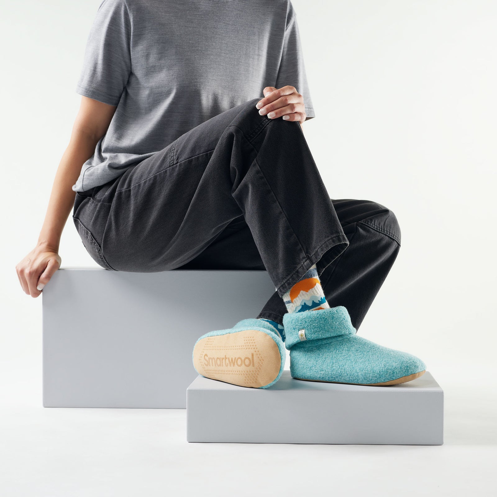 Second Cut™ Fleece Slipper Pacific Blue - ver - 1