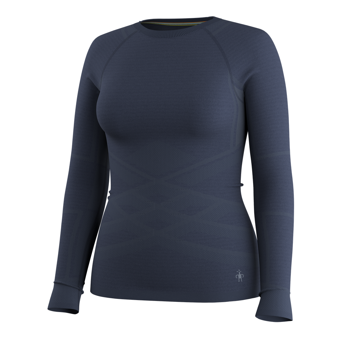 Women's Intraknit™ All-Season Merino Base Layer Crew Deep Navy - ver - 4
