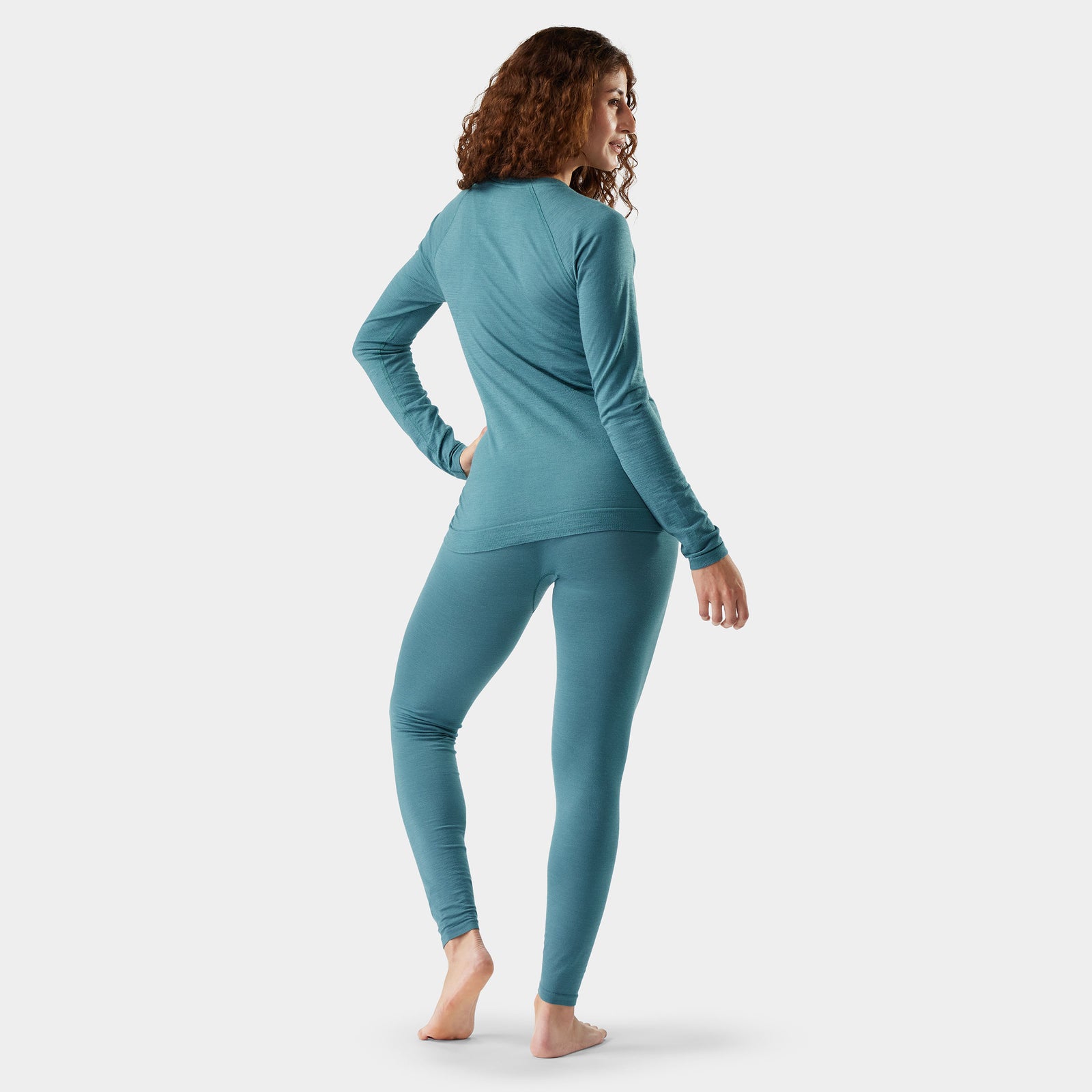 Women's Intraknit™ All-Season Merino Base Layer Crew Dusty Teal - ver - 2