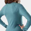 Women's Intraknit™ All-Season Merino Base Layer Crew Dusty Teal - ver - 3