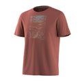 Men's Winding Trail Active Short Sleeve Graphic Tee Burnt Sienna - ver - 1