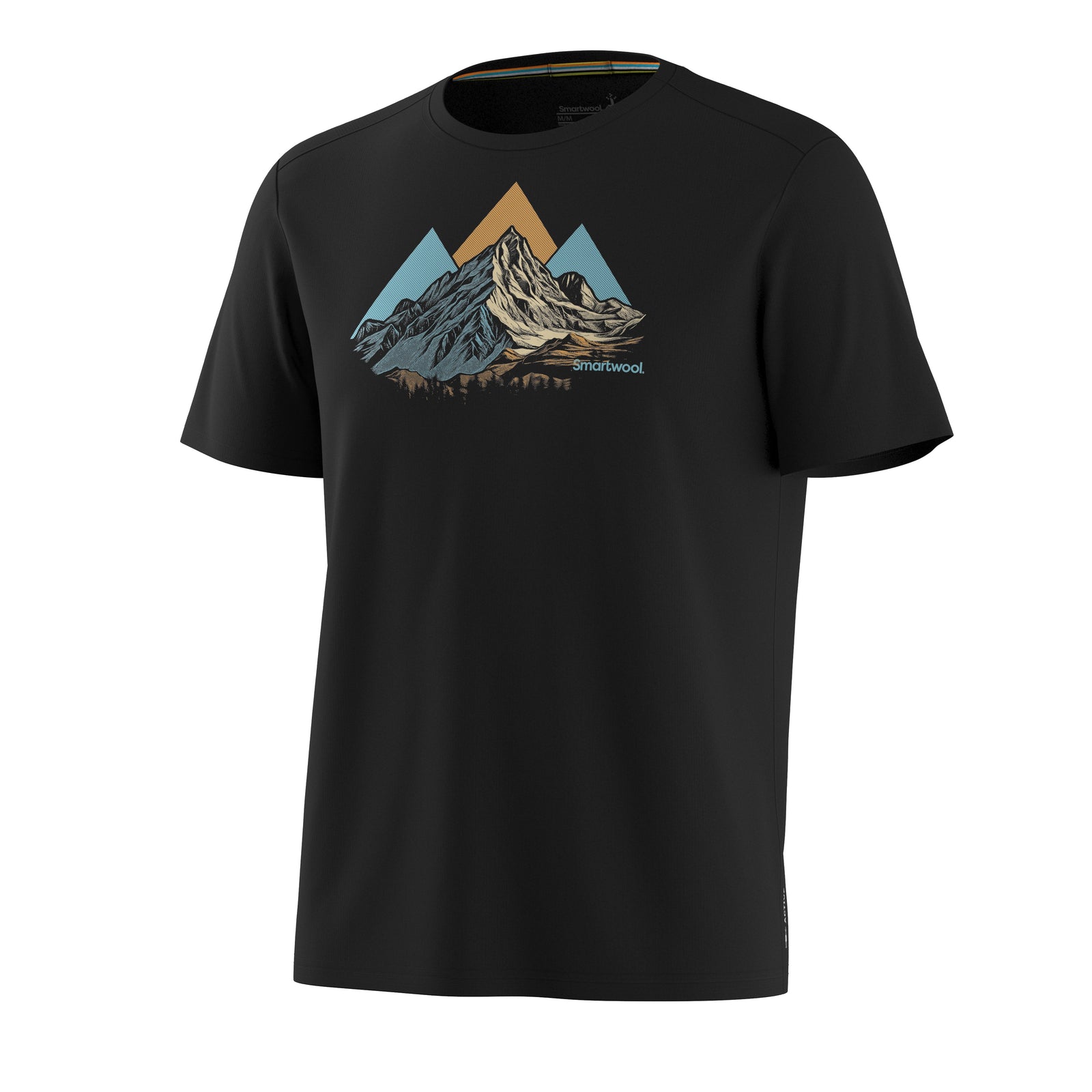 Men's Peak Bagger Active Short Sleeve Graphic Tee Black - ver - 2