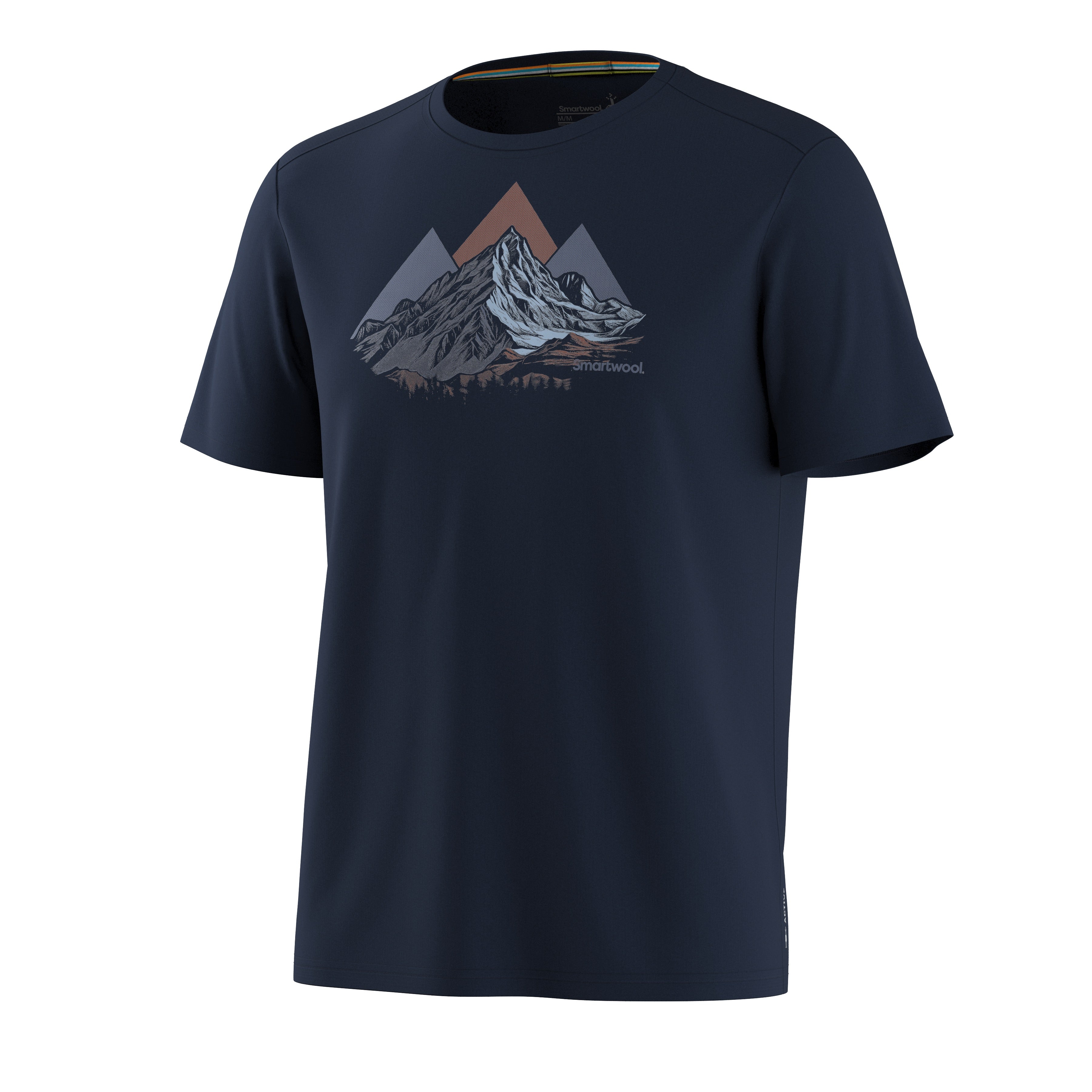 Men's Peak Bagger Active Short Sleeve Graphic Tee - Black