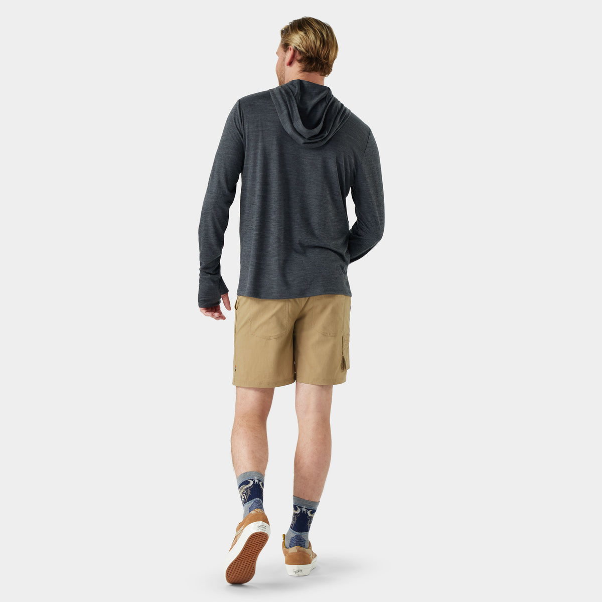 Men's Merino Sun Hoodie Iron Heather - 2