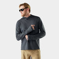 Men's Merino Sun Hoodie Iron Heather - ver - 1