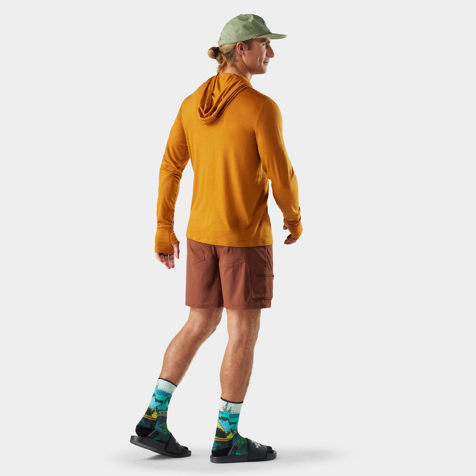 Men's Merino Sun Hoodie Iron Heather - ver - 2