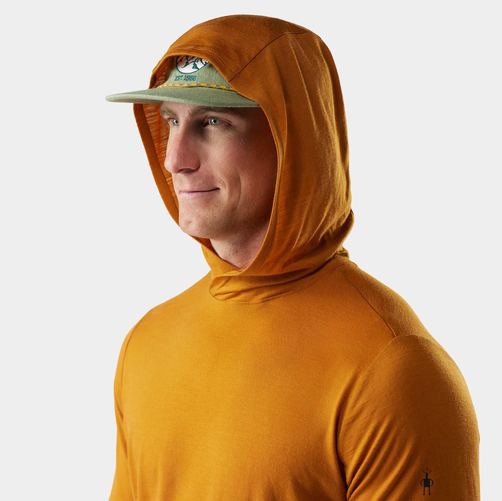 Men's Merino Sun Hoodie Iron Heather - ver - 4