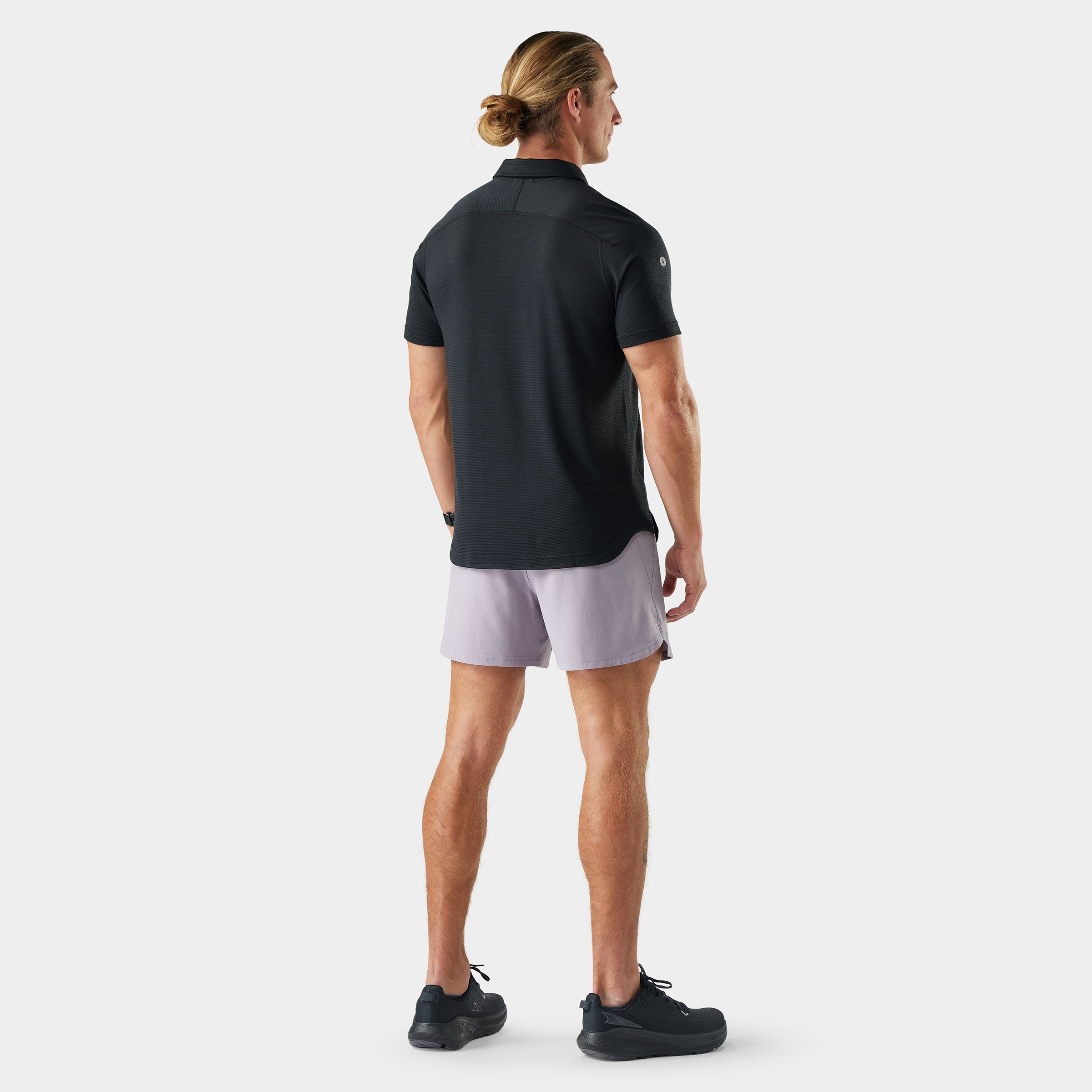 Men's Active Mesh Polo - Nightfall Blue-Deep Navy