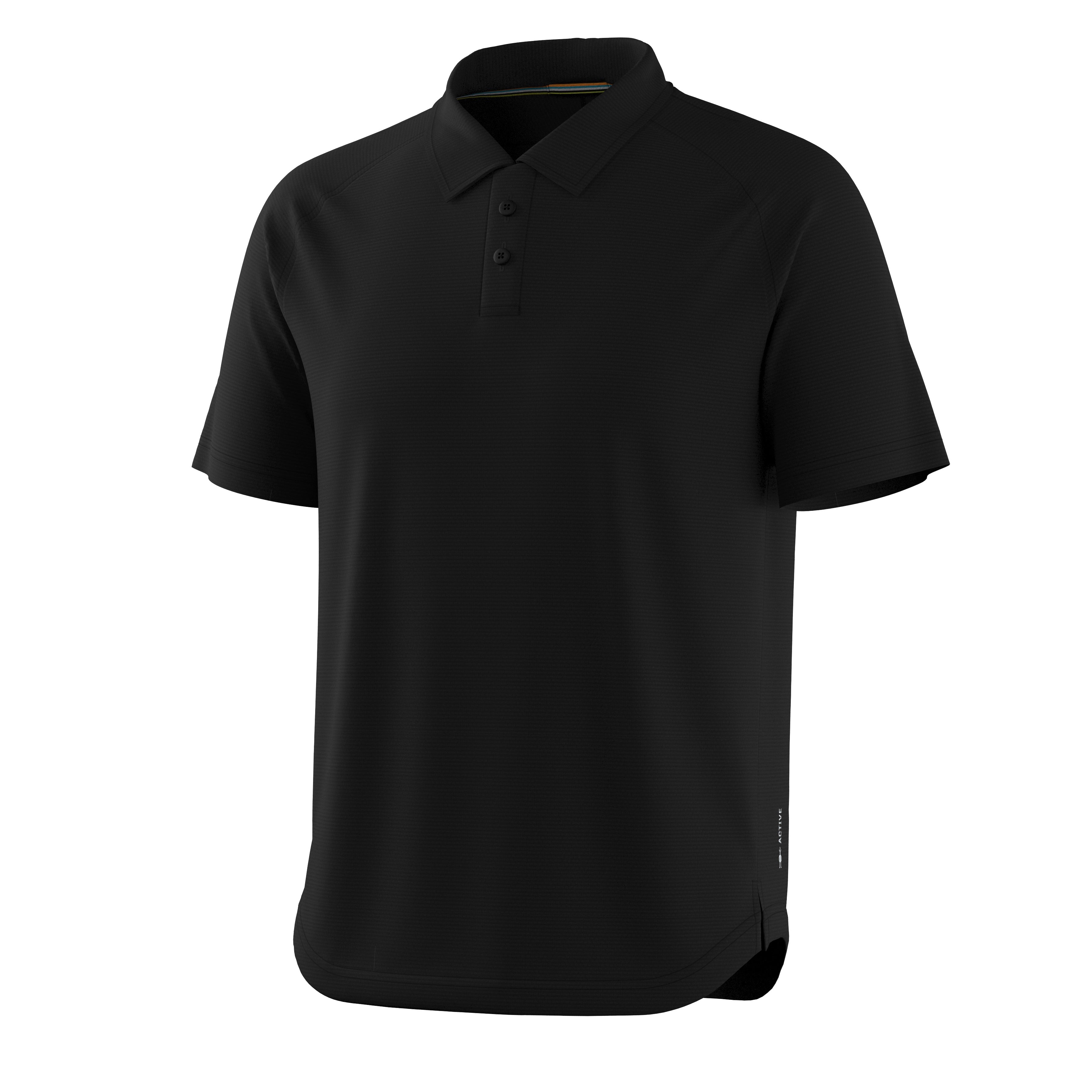 DUBPUSH TNRCN AIRMESH NIGHTGRID™ POLO Men's Active Mesh Polo - Nightfall Blue-Deep Navy
