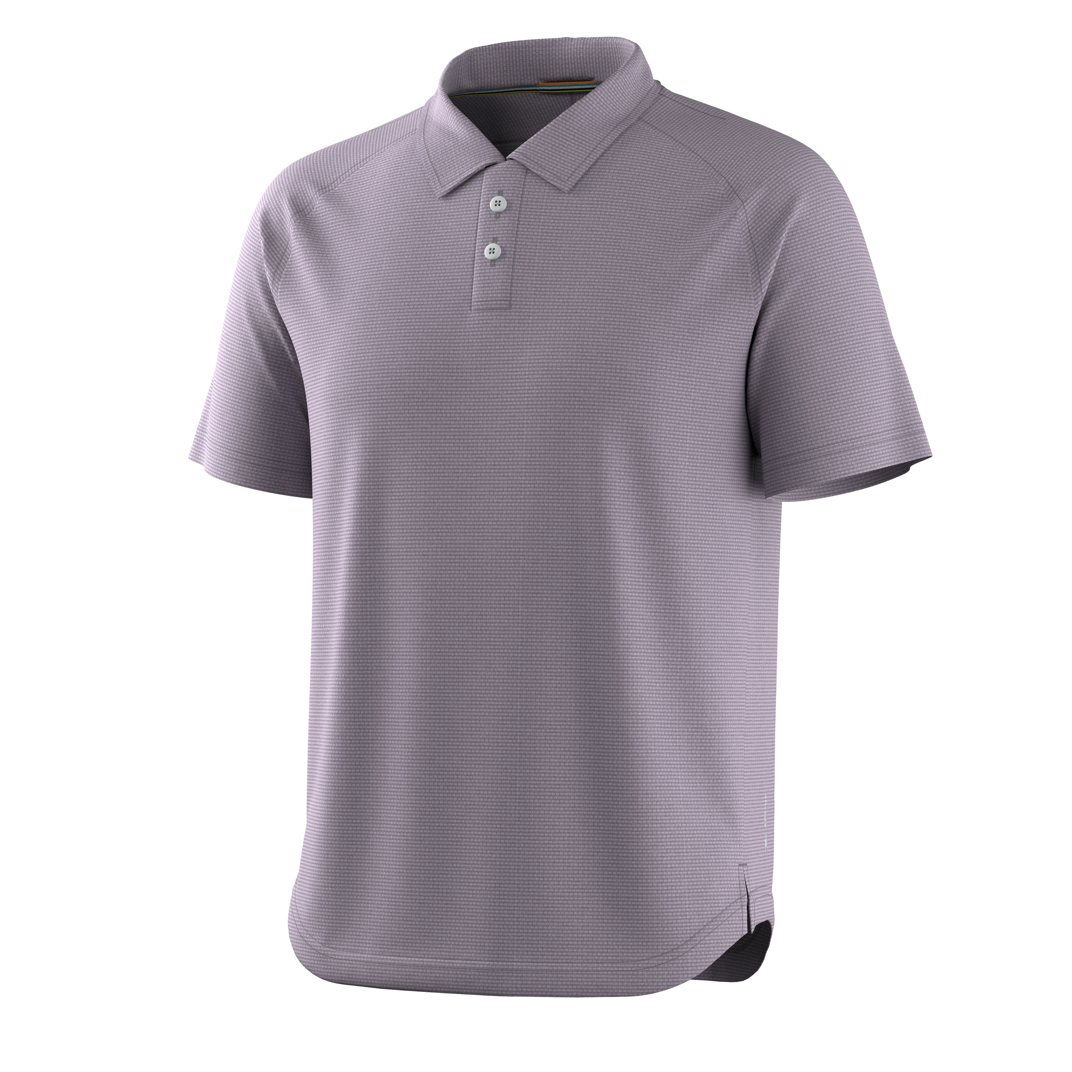 Men's Active Mesh Polo - Purple Storm Heather