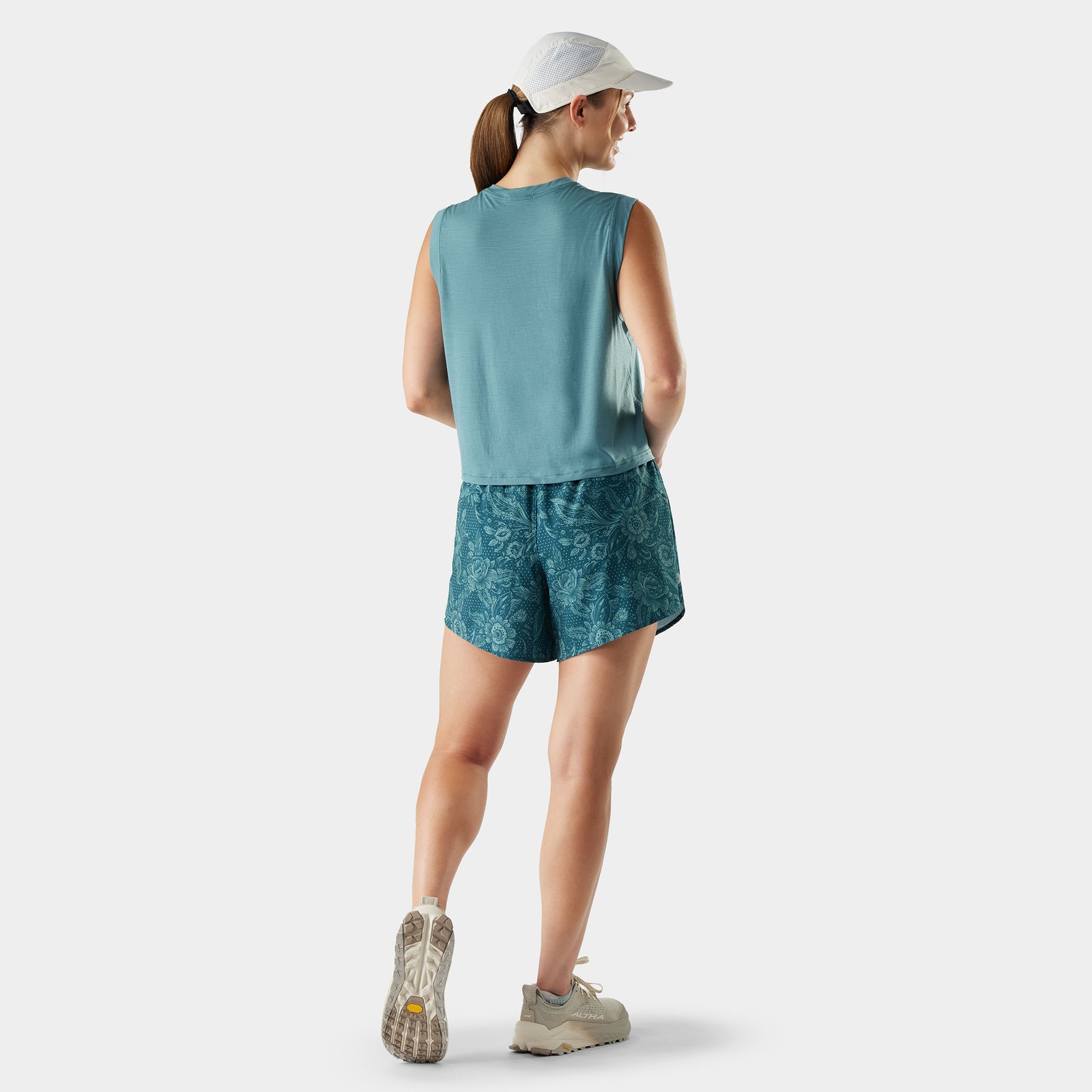Women's Active Ultralite Crop Tank Purple Storm - ver - 2