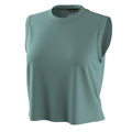 Women's Active Ultralite Crop Tank Purple Storm - ver - 3