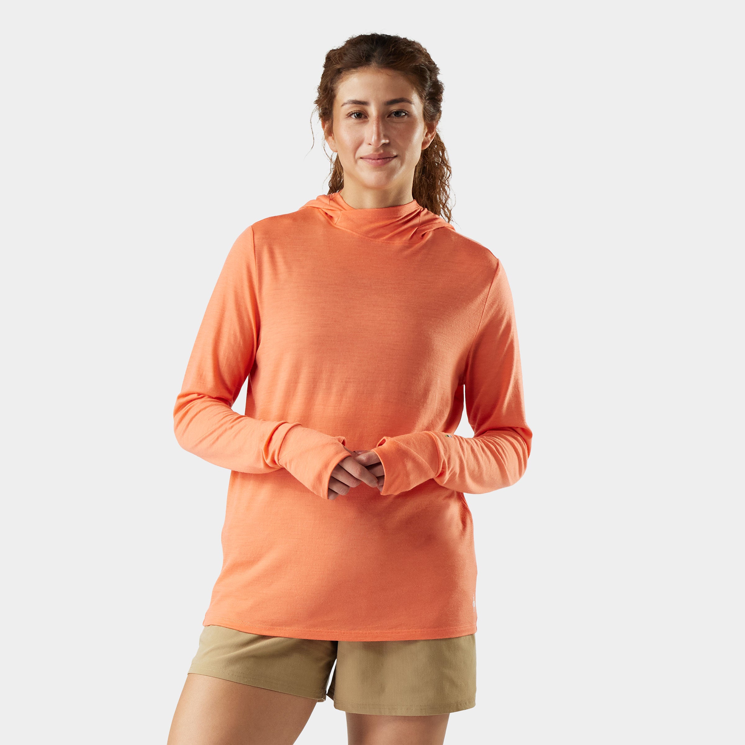 Women's Merino Sun Hoodie Coral Reef