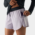Women's Active Lined 4" Short Purple Storm - ver - 3