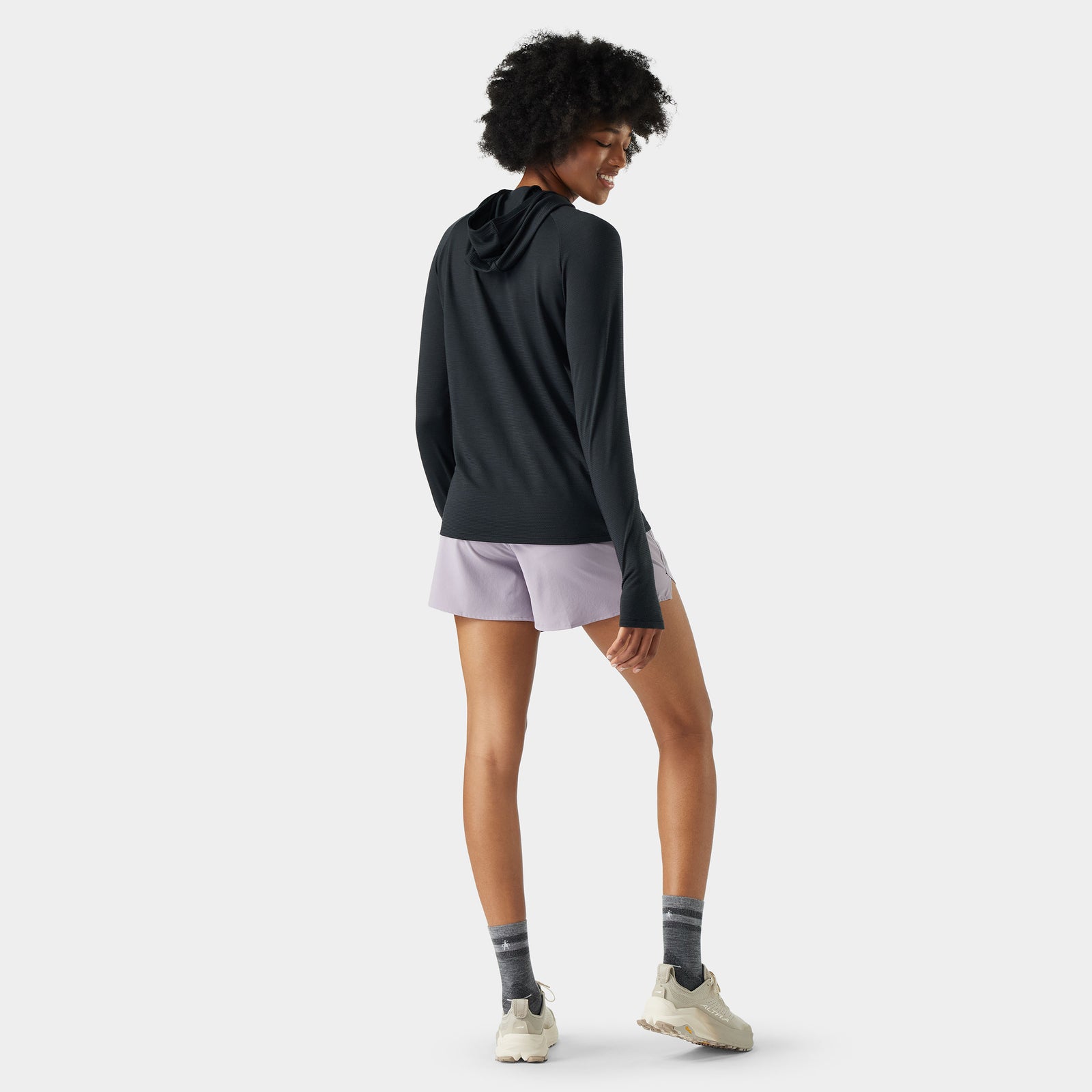 Women's Active Mesh Hoodie Pacific Blue - ver - 2