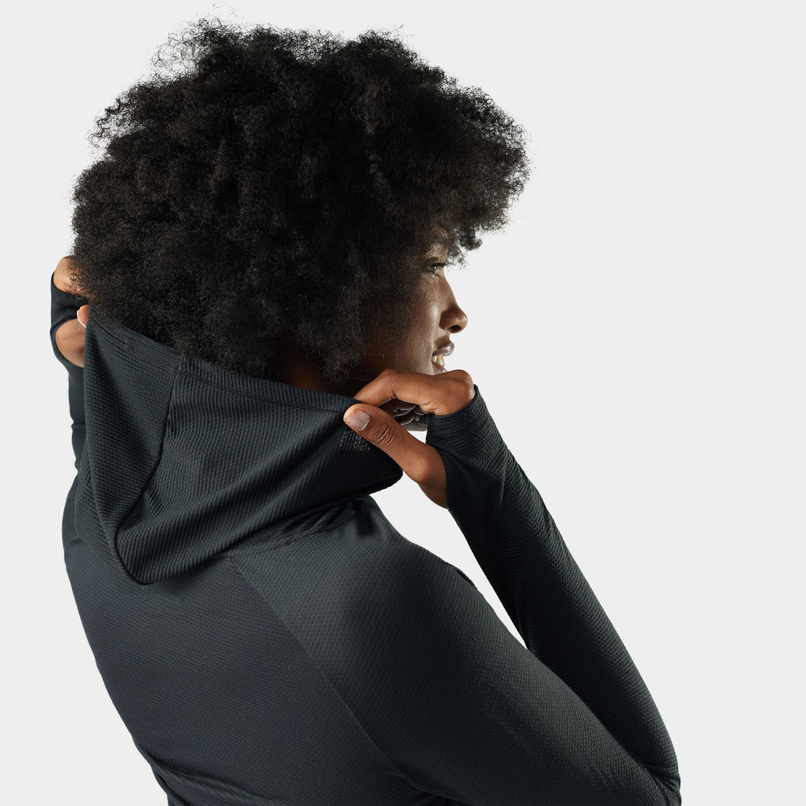 Women's Active Mesh Hoodie Pacific Blue - ver - 3