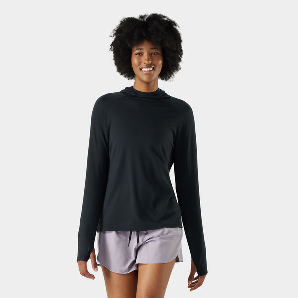 Haut à capuchon Active Mesh pour femmes