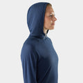 Women's Active Mesh Hoodie Nightfall Blue-Deep Navy - ver - 3