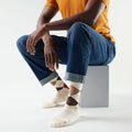 Everyday Diamond Jim Argyle Crew Socks Natural - ver - 2