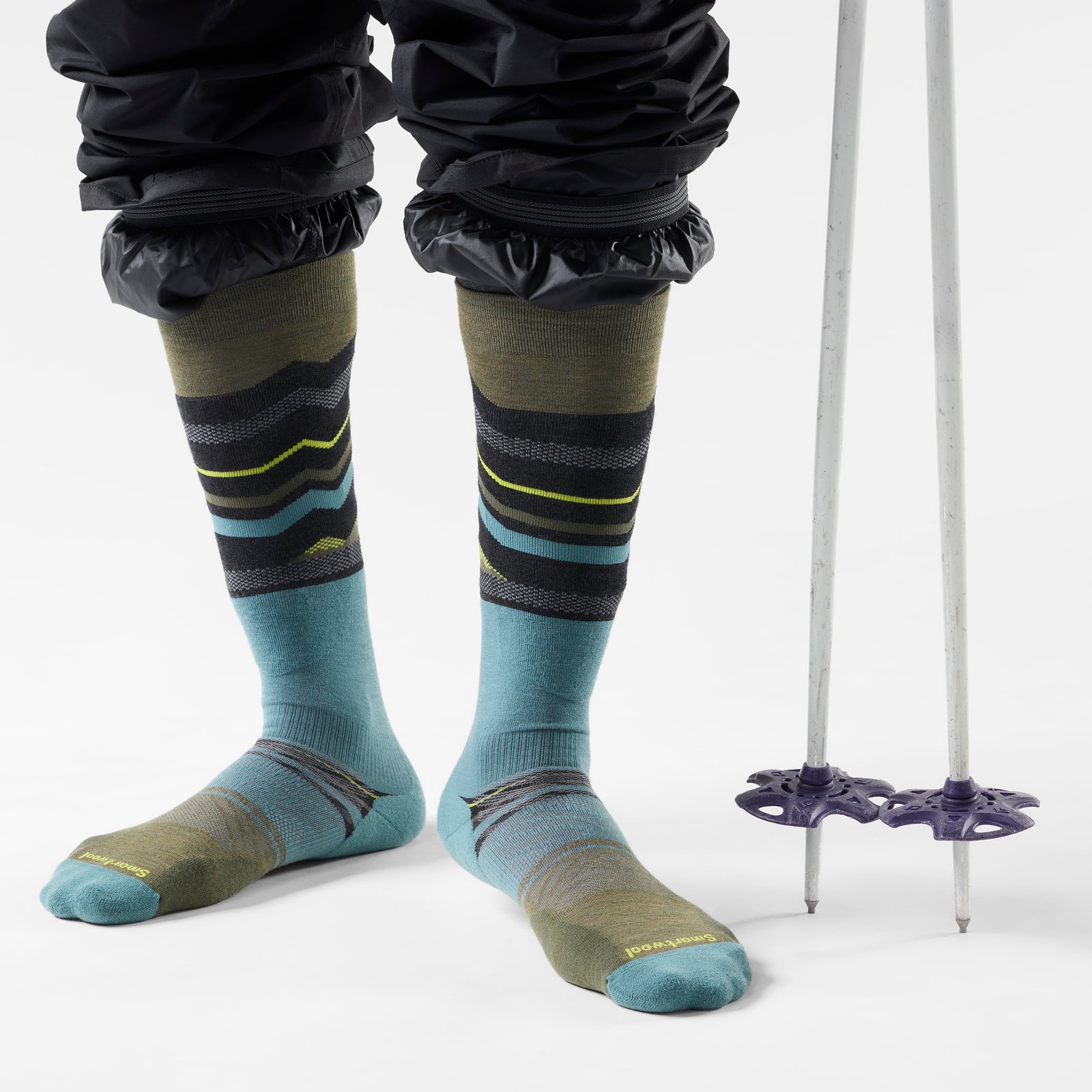 Chaussette de ski sous-genou Expanding Horizons coussin ciblé  - voir - 2