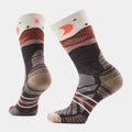 Women's Hike Lunar Trek Crew Socks Purple Eclipse - ver - 4