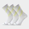 Run Pattern Crew Socks 3-Pack  - ver - 1