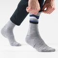 Run Cold Weather Horizons Crew Socks White - ver - 5