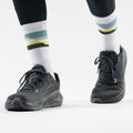 Run Cold Weather Horizons Crew Socks White - ver - 8
