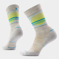 Women's Run Cold Weather Glow Track Crew Socks Ash - ver - 1