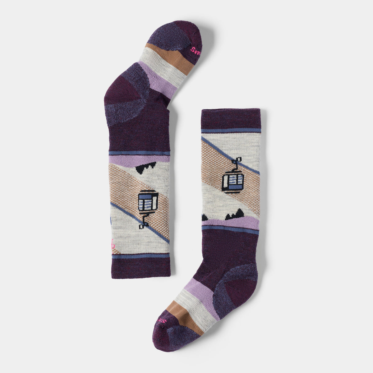 Chaussette de sport d’hiver sous-genou Gondola Games pour enfants  - voir - 1