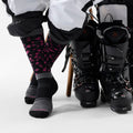 Chaussette de planche à neige sous-genou Wild Blossom pour femmes  - voir - 2