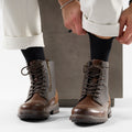 Everyday Basketweave Crew Socks Ash - voir - 11