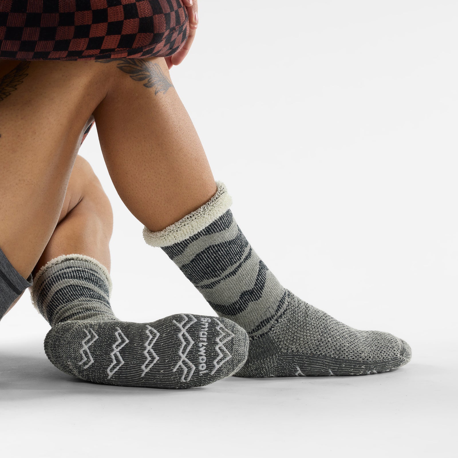 Everyday Cozy Slipper Socks Mocha - ver - 8
