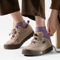 Women's Everyday Roll Top Ankle Socks Purple Dawn - ver - 5