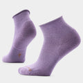 Women's Everyday Roll Top Ankle Socks Purple Dawn - ver - 4