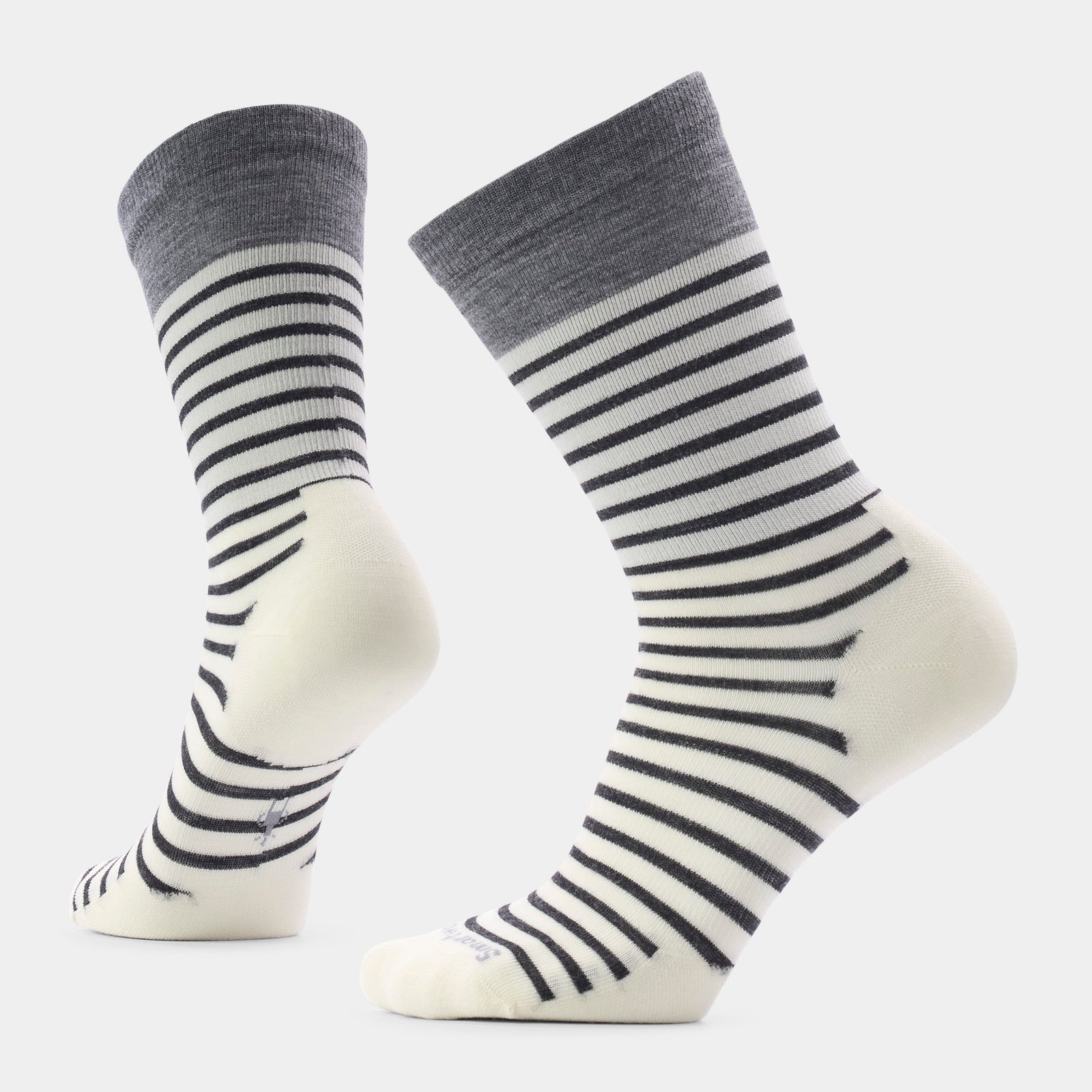 Chaussette Everyday Pin Stripe pour femmes Aube Mauve - voir - 1