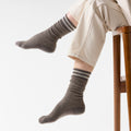 Women's Everyday Courtside Texture Tall Crew Socks Deep Navy - voir - 5