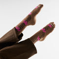 Women's Everyday Garden Vine Crew Socks Moonbeam - voir - 8