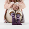 Women's Everyday Cozy Retro Sunflower Crew Socks Natural - voir - 2