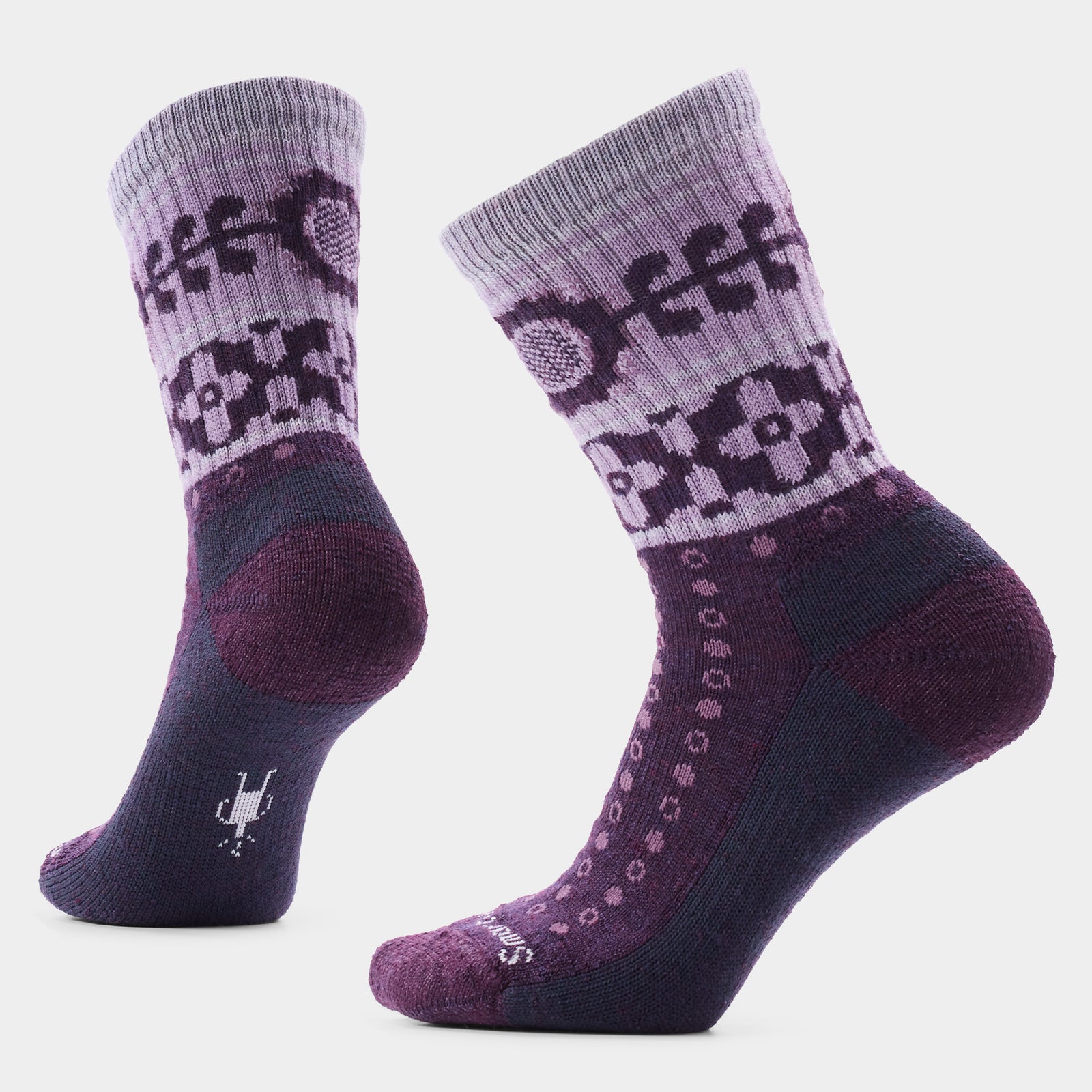 Women's Everyday Cozy Retro Sunflower Crew Socks Natural - voir - 1