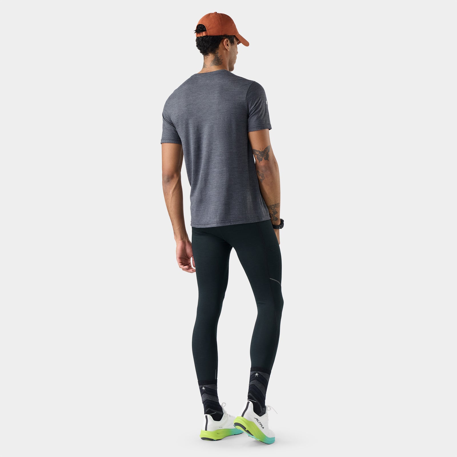 Men's Alpine Trace Active Short Sleeve Graphic Tee Charcoal Heather - ver - 2