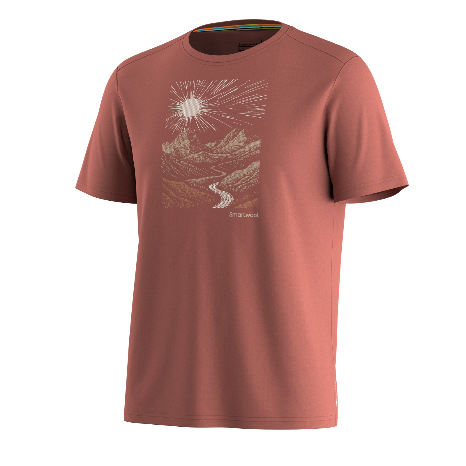 Men's Wander Valley Active Short Sleeve Graphic Tee Black - ver - 3