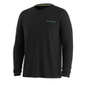 Men's Summit Quest Active Long Sleeve Graphic Tee Black - ver - 3
