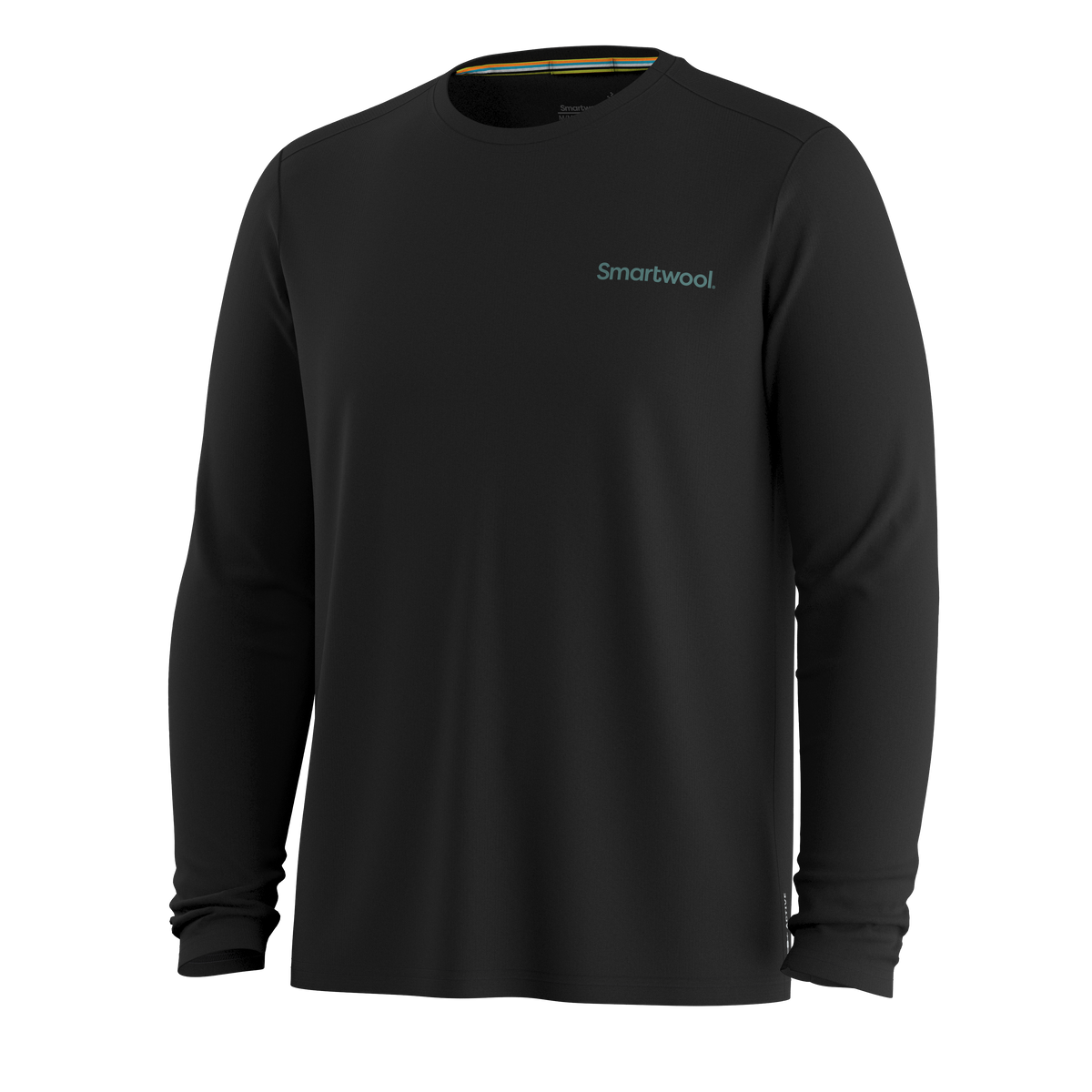 Men's Summit Quest Active Long Sleeve Graphic Tee Black - ver - 3