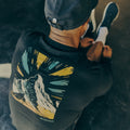 Men's Summit Quest Active Long Sleeve Graphic Tee Black - ver - 3