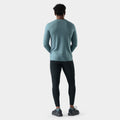 Men's Wander Valley Active Long Sleeve Graphic Tee Dusty Teal - ver - 2